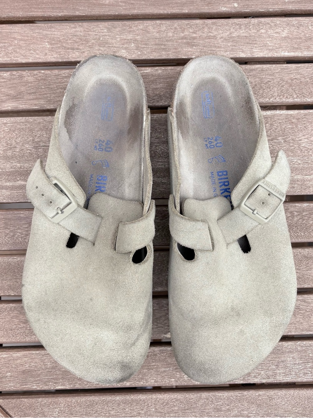 Birkenstock Suede Boston Clog